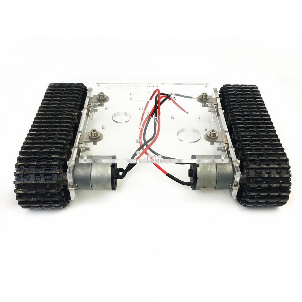 Tracked Robot Chassis - Acrylic Alloy Tank Chassis Track Robot