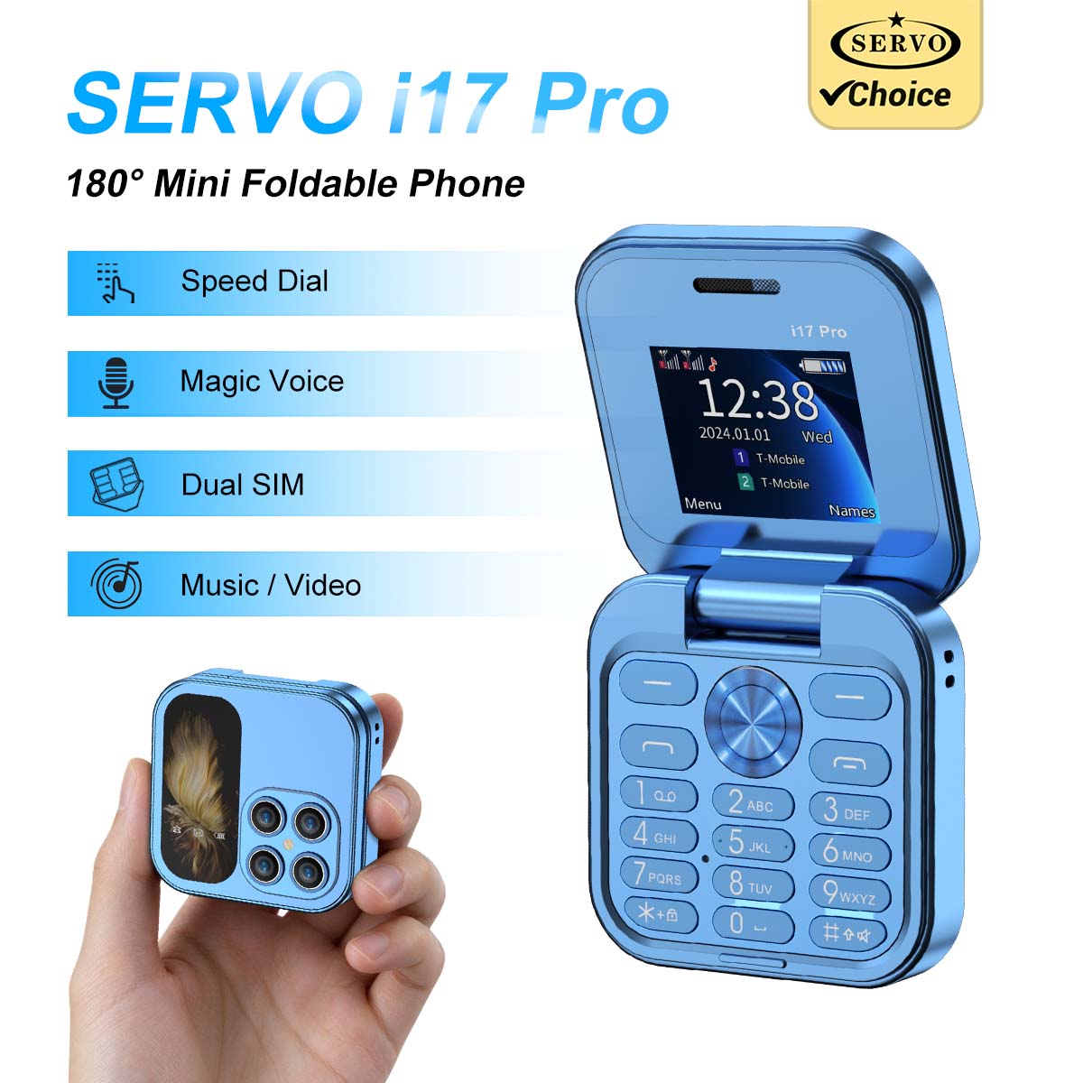 SERVO Mini Pocket Foldable Mob - Servo Pan Tilt review and price