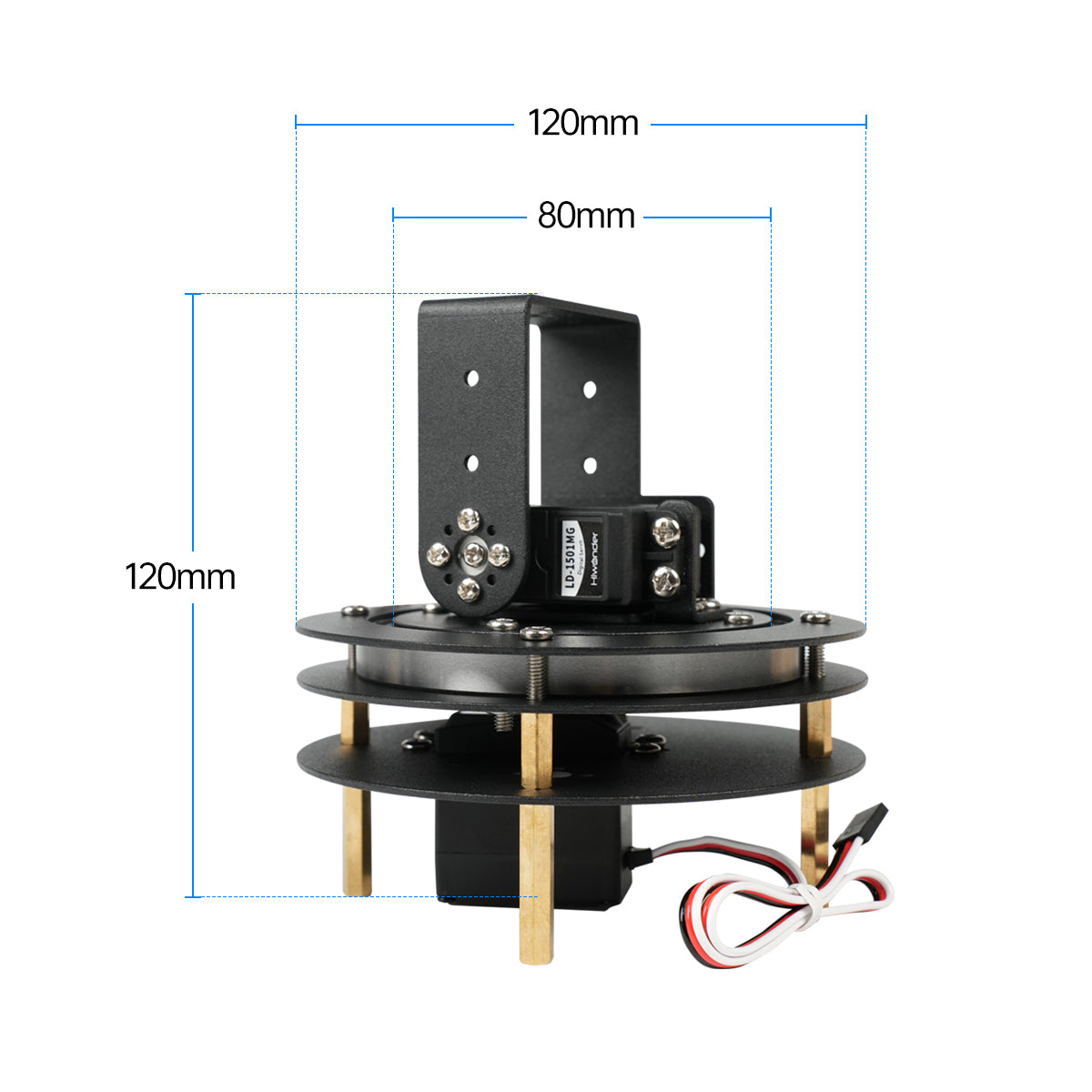 Hiwonder Unassembled 2 DOF Pan - Servo Pan Tilt review and price