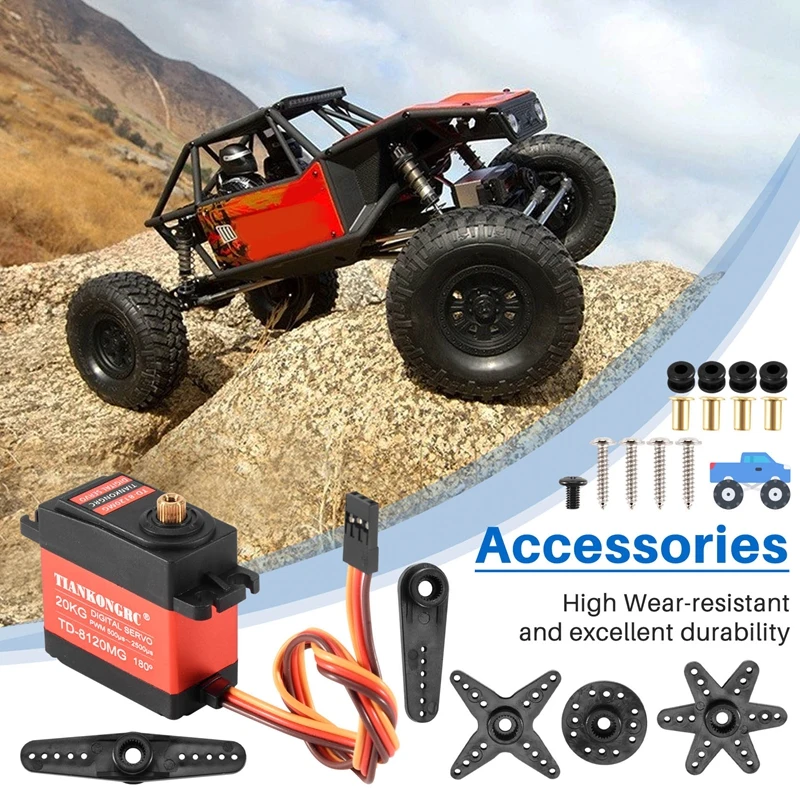 TD-8120MG Waterproof Metal Gea - Servo Pan Tilt review and price
