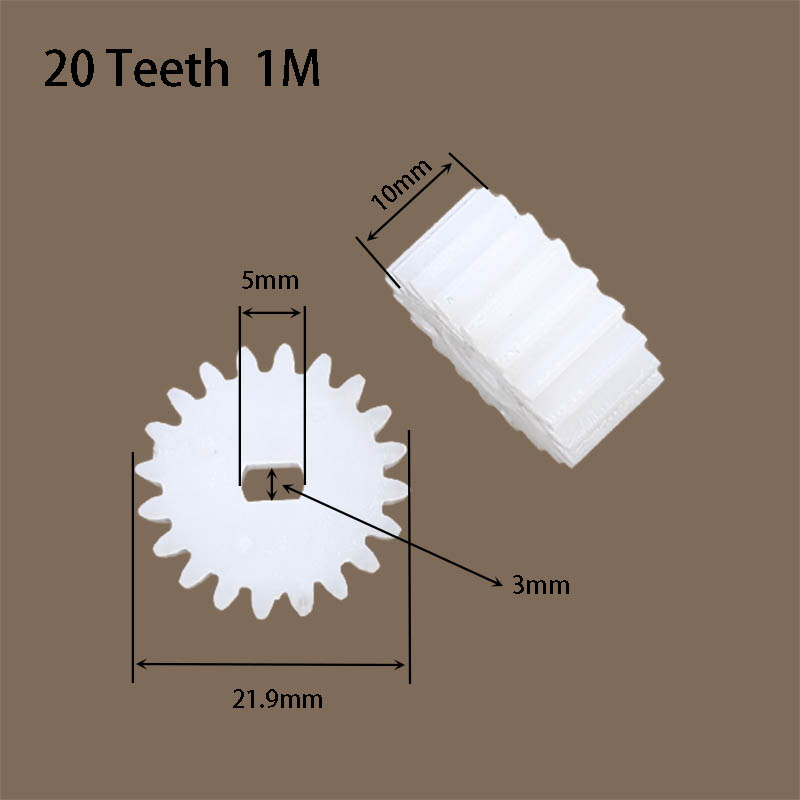 20T 1M POM Plastic Gear Narrow - 28Byj-48 review and price
