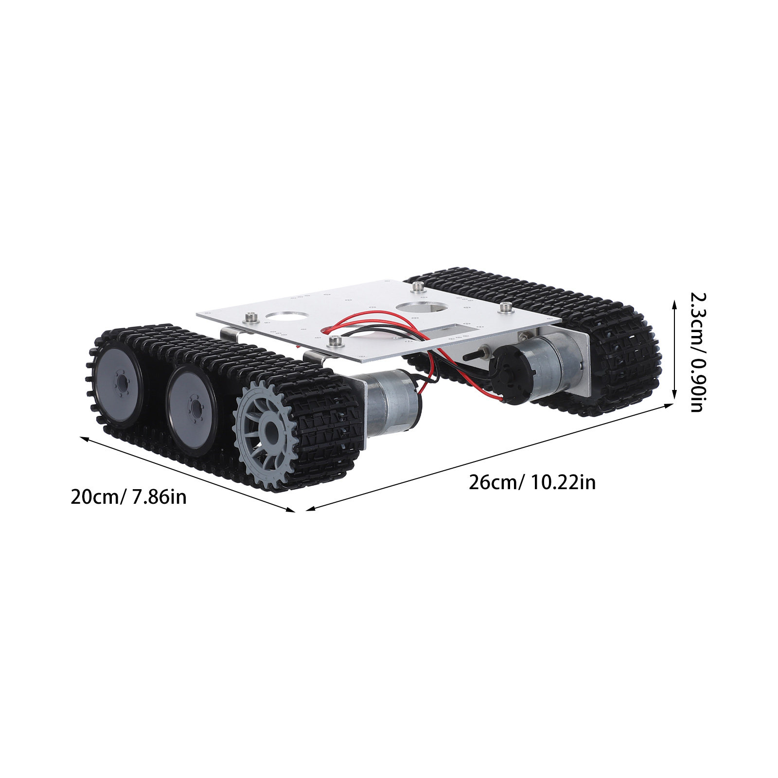 Metal Robot Tank Chassis Kit - - Tracked Robot Chassis review and price