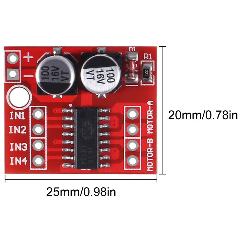 10PCS L298N Mini DC Motor Driv - L298N Module review and price