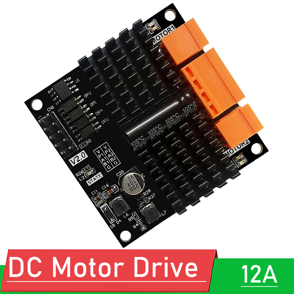12V 24V 12A Dual Channel DC Br - L298N Module review and price