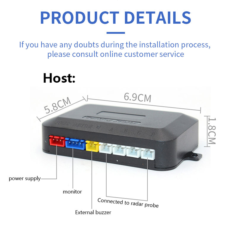 Car LED Digital Screen Parking - Infrared Obstacle Sensor review and price
