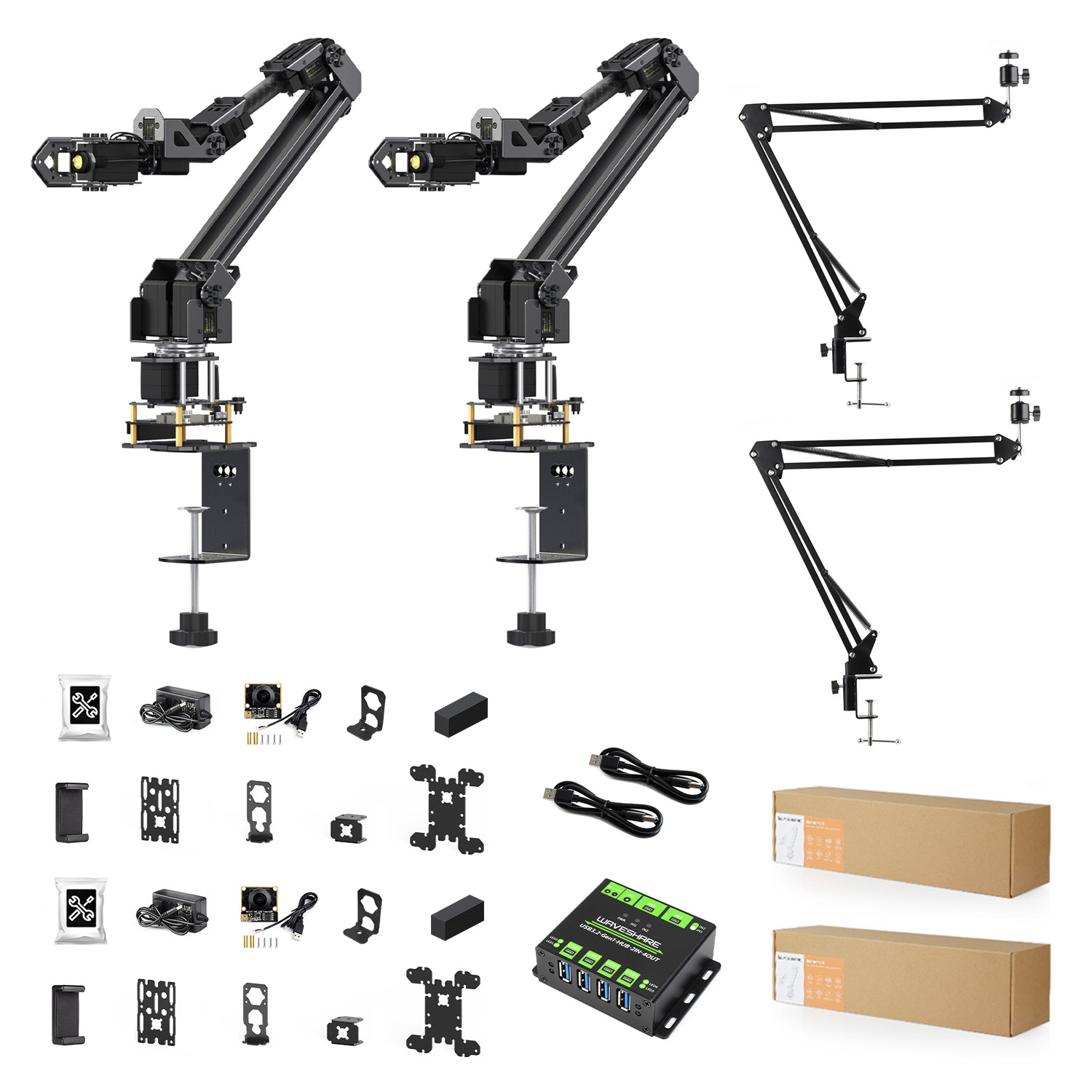 Waveshare 5+1DOF Robotic Arm K - Robot Arm Kit review and price