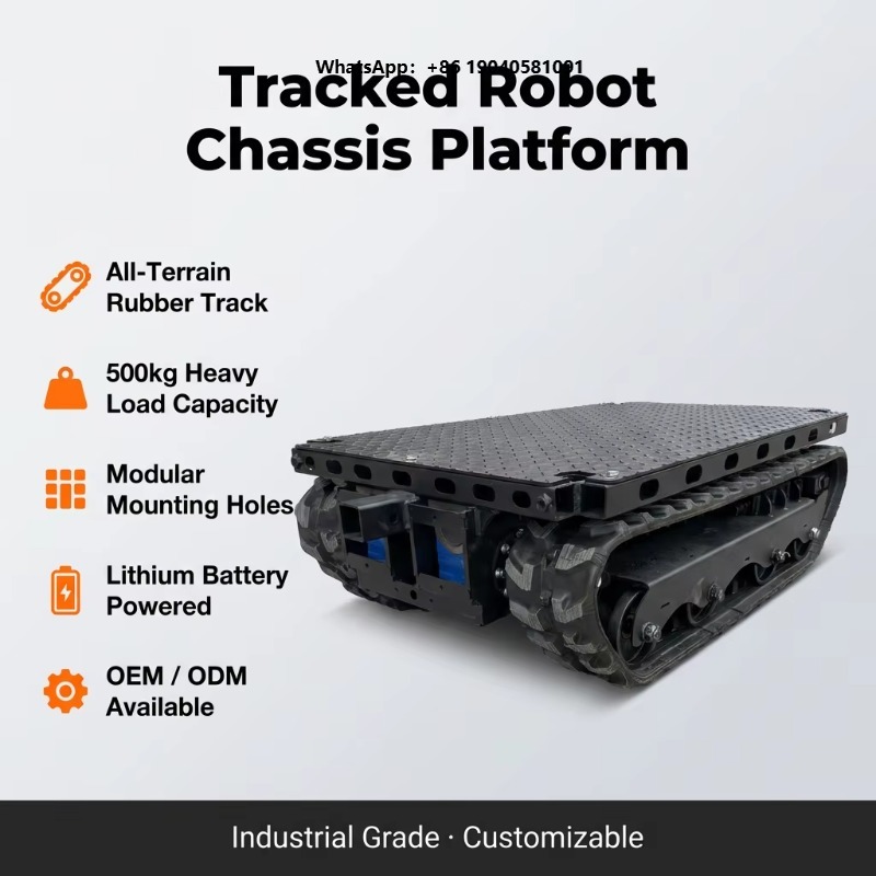 Heavy-load Crawler Tracked Cha - Tracked Robot Chassis review and price