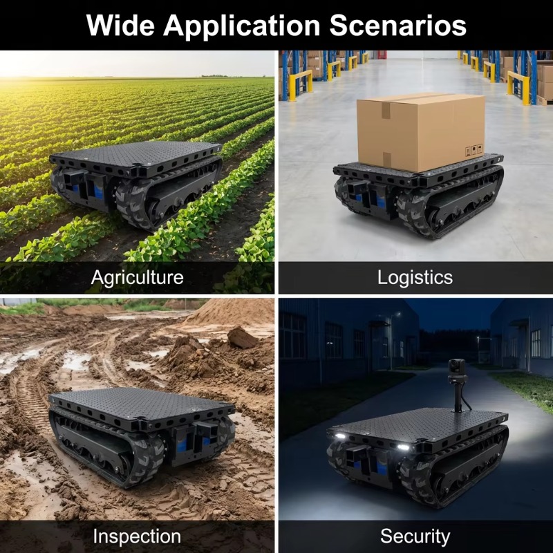 Heavy-load Crawler Tracked Cha - Tracked Robot Chassis review and price