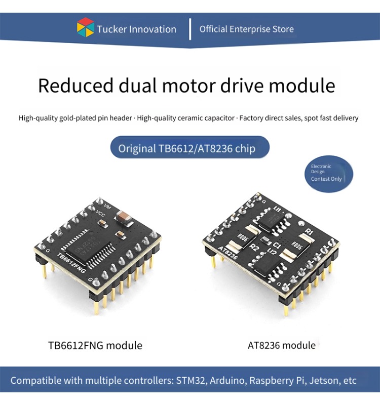 TB6612 Motor Drive Module AT82 - L298N Module review and price