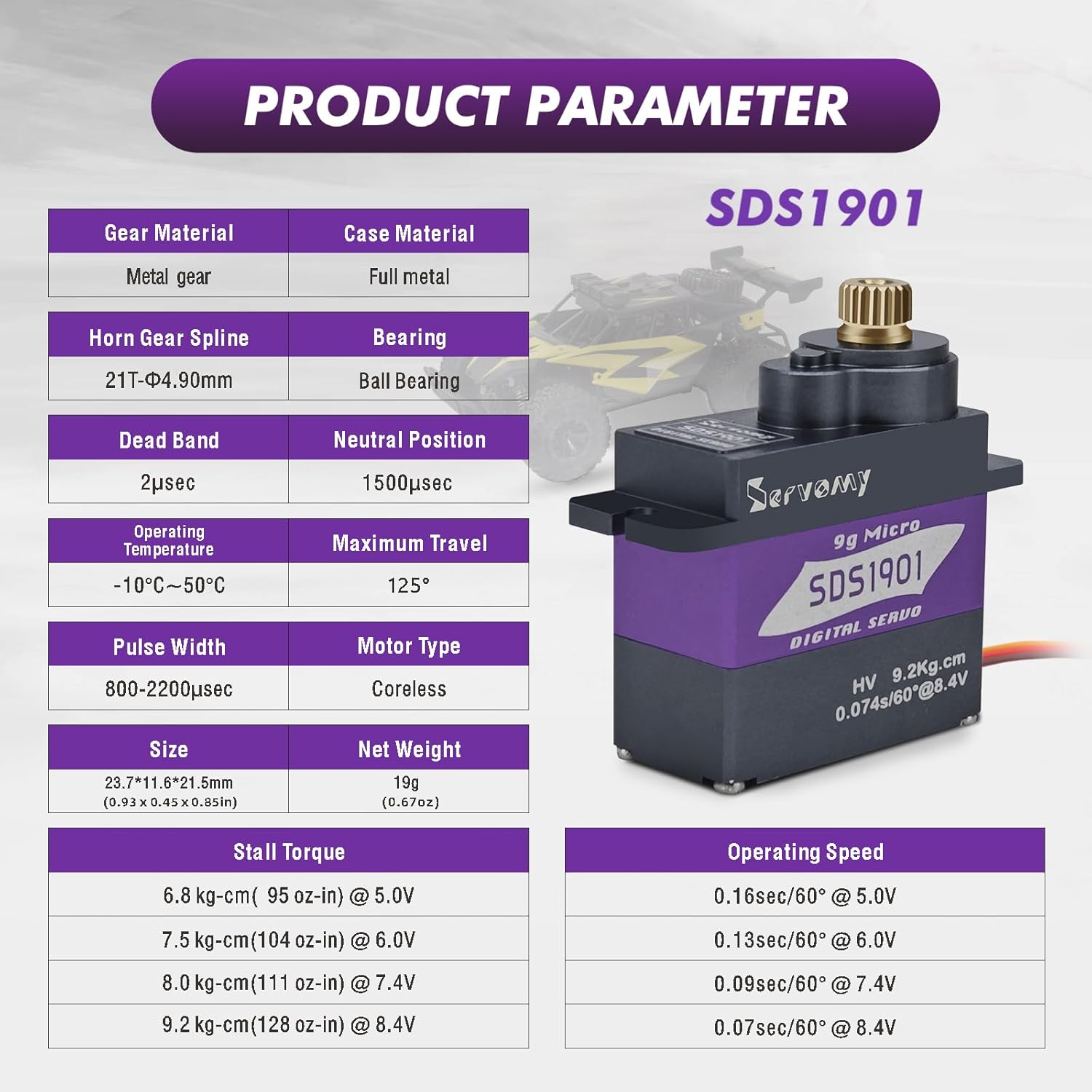 SERVOMY-SDS1901 Digital 9G Mic - Sg90 Servo review and price