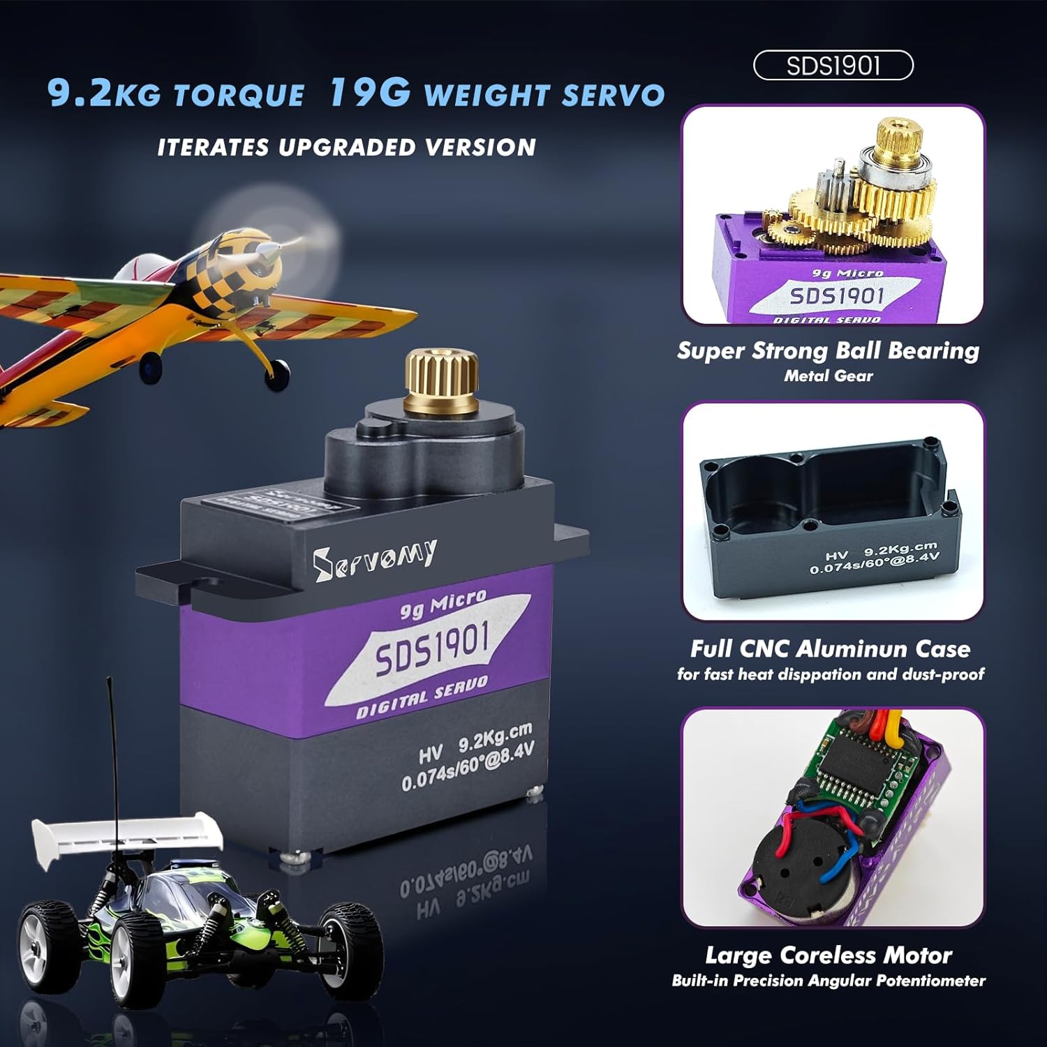 SERVOMY-SDS1901 Digital 9G Mic - Sg90 Servo review and price